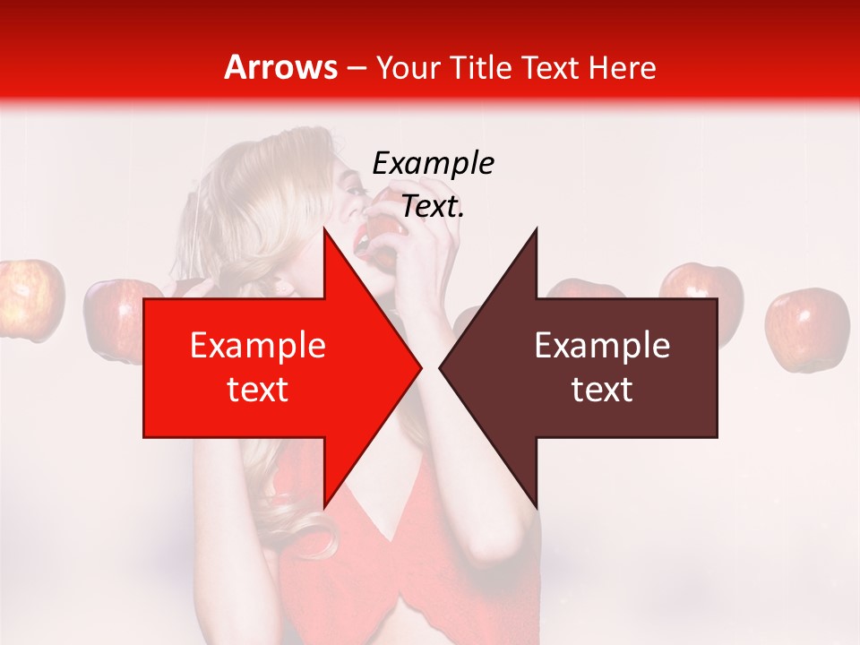 Caucasian Human Eat PowerPoint Template