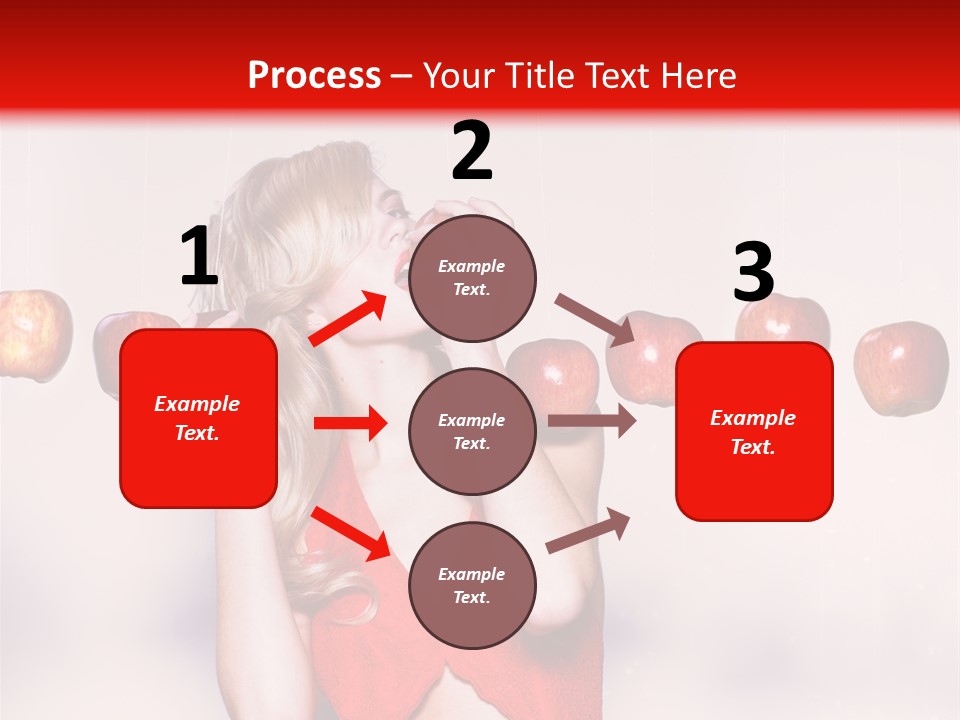 Caucasian Human Eat PowerPoint Template
