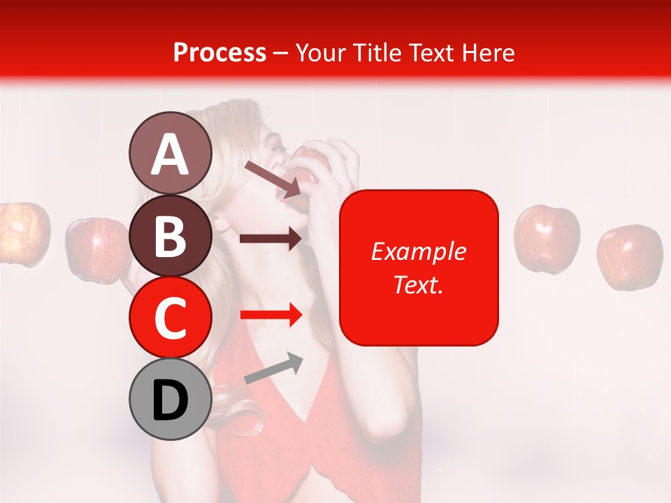 Caucasian Human Eat PowerPoint Template