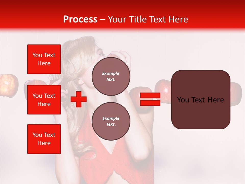 Caucasian Human Eat PowerPoint Template