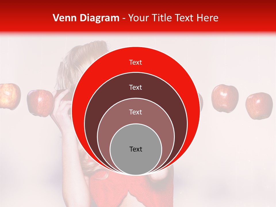 Caucasian Human Eat PowerPoint Template