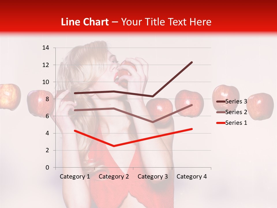 Caucasian Human Eat PowerPoint Template