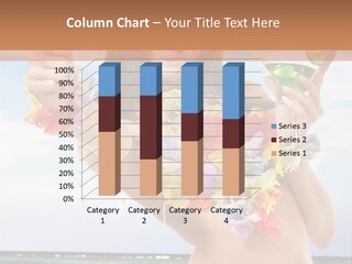 Leisure Beverage Straw PowerPoint Template