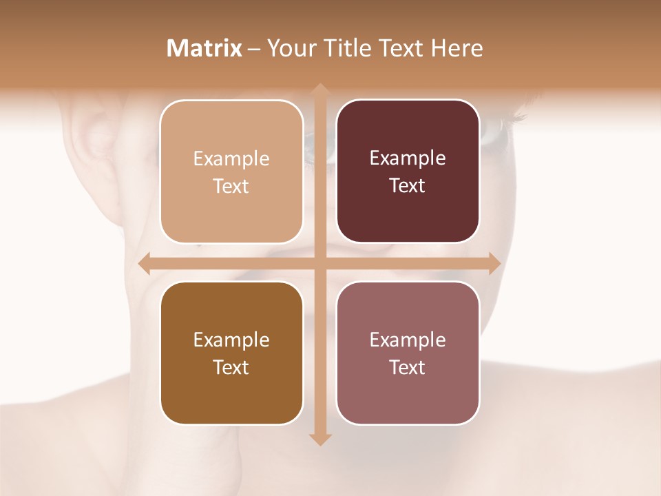 Skincare View Female PowerPoint Template