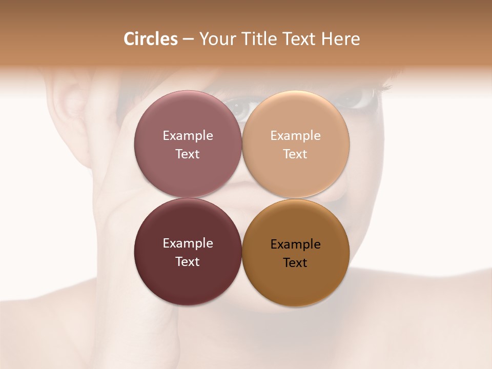 Skincare View Female PowerPoint Template