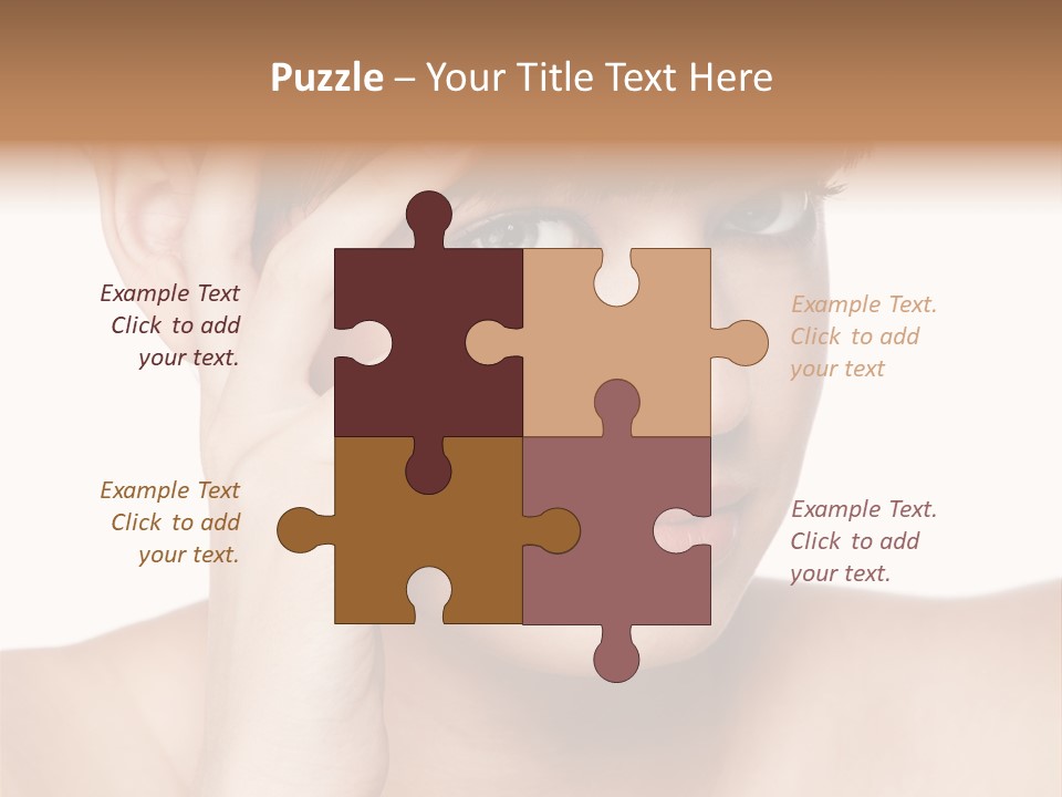 Skincare View Female PowerPoint Template