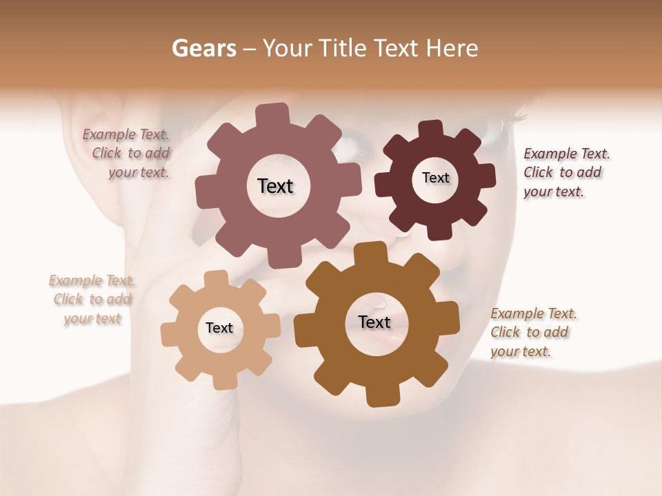 Skincare View Female PowerPoint Template