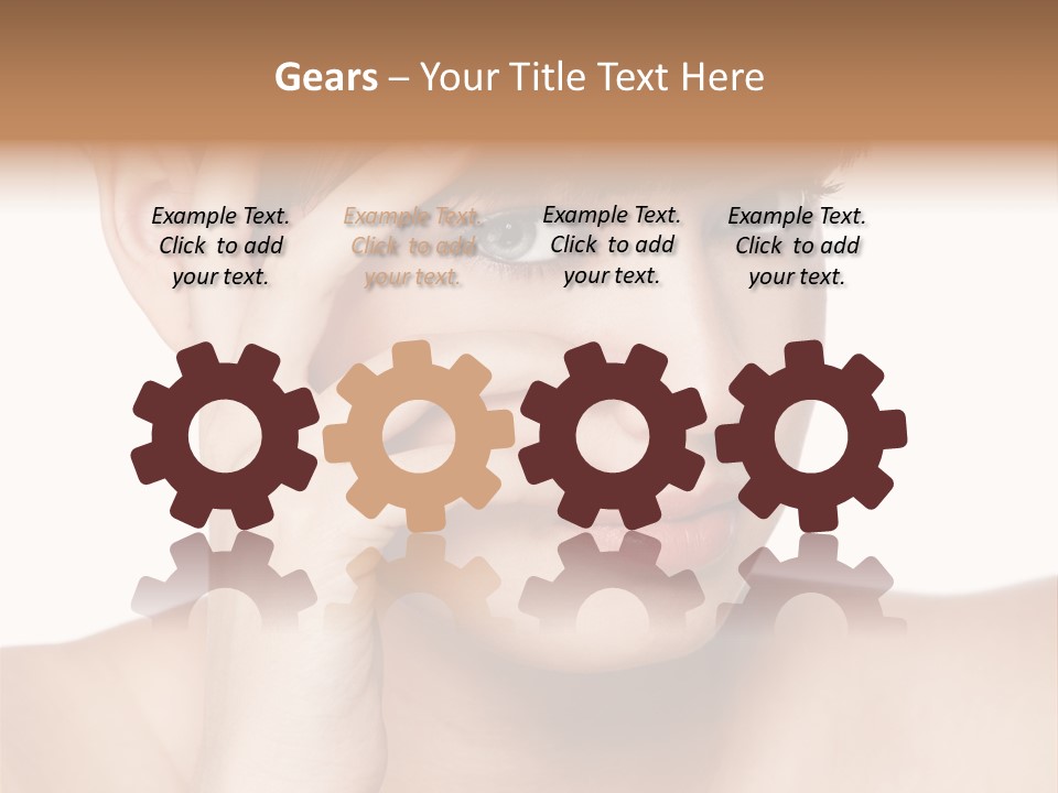 Skincare View Female PowerPoint Template