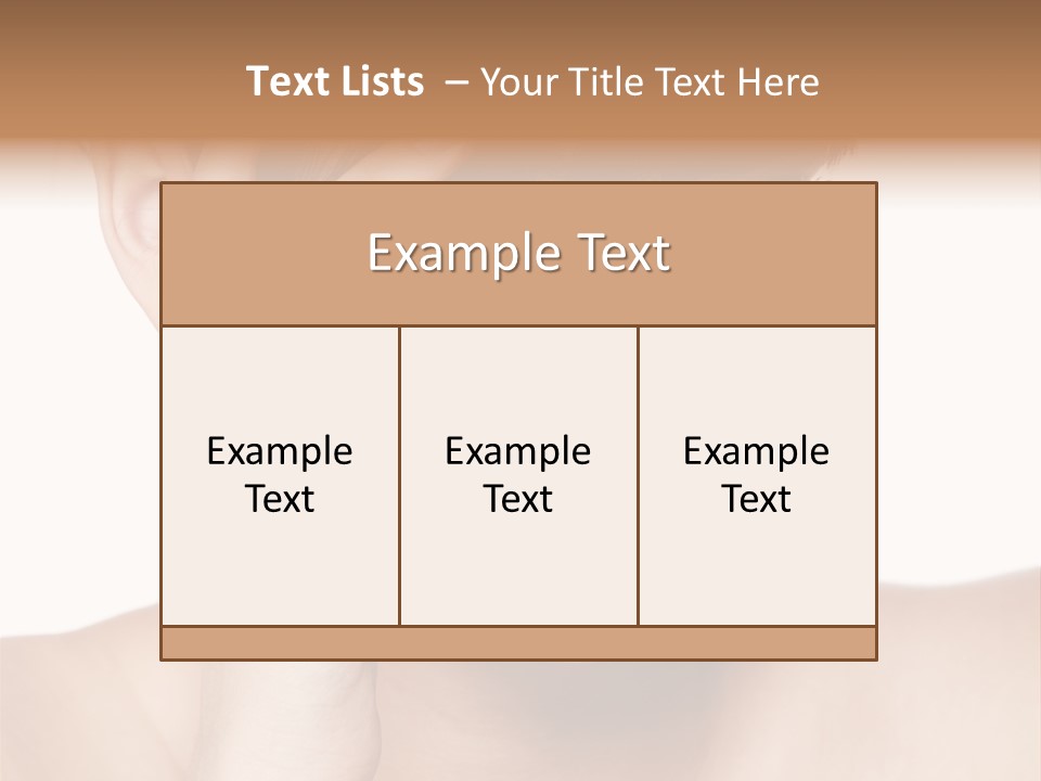 Skincare View Female PowerPoint Template