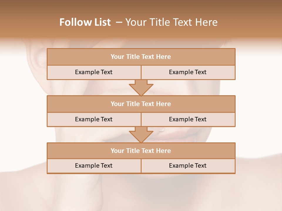 Skincare View Female PowerPoint Template