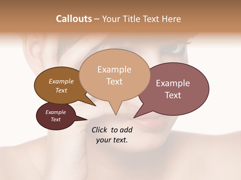 Skincare View Female PowerPoint Template