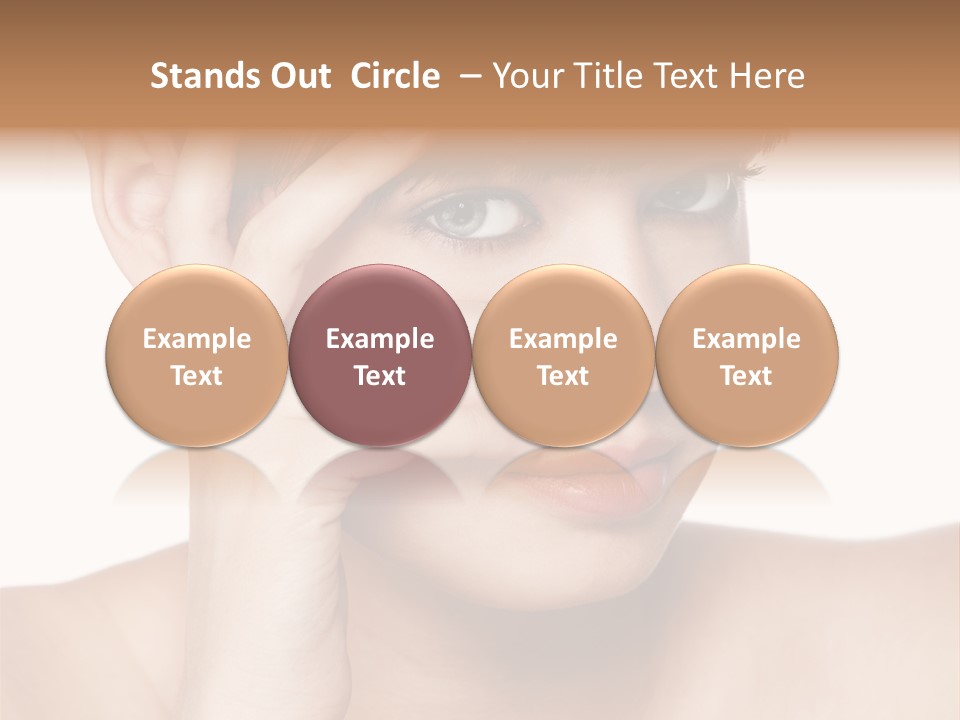 Skincare View Female PowerPoint Template