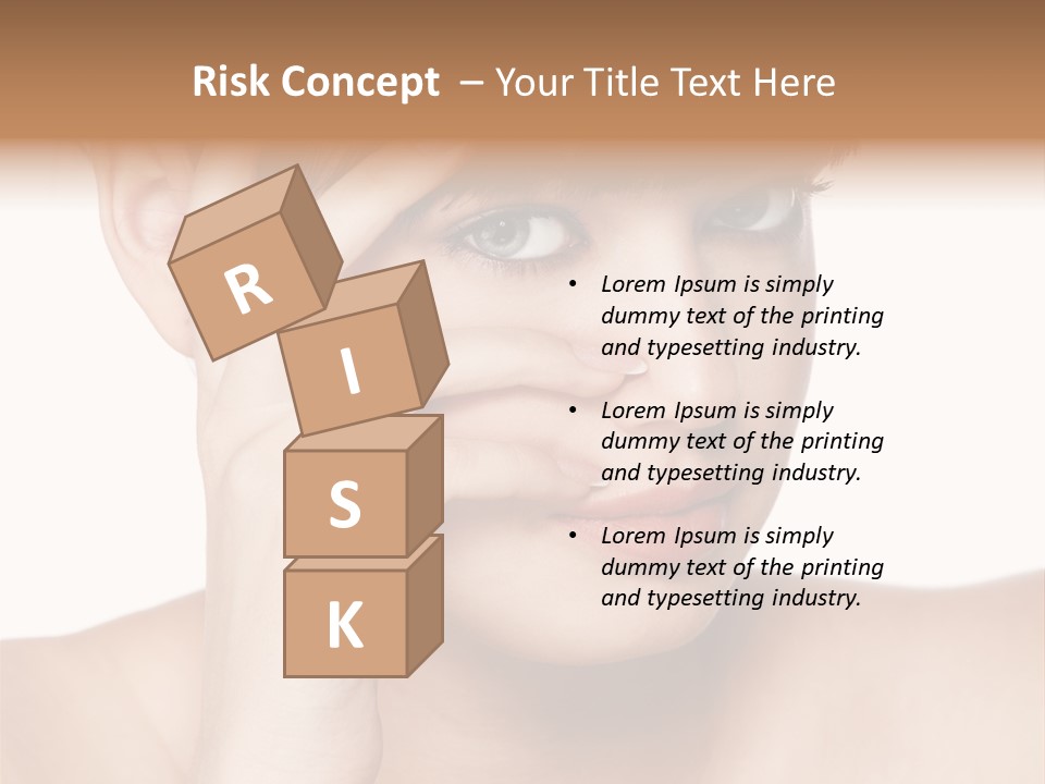 Skincare View Female PowerPoint Template