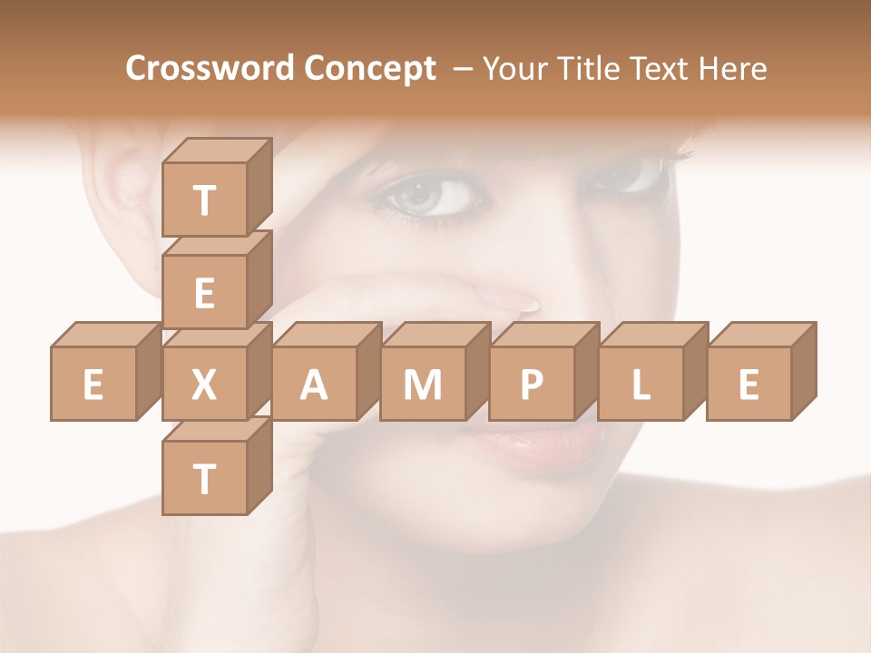 Skincare View Female PowerPoint Template