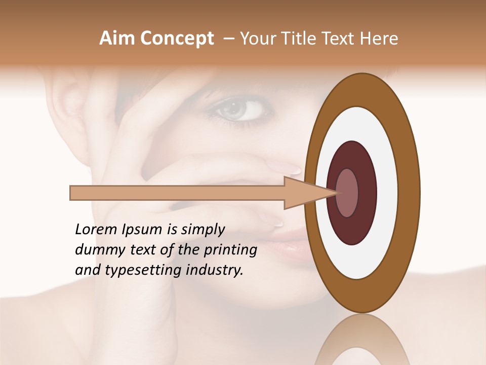 Skincare View Female PowerPoint Template