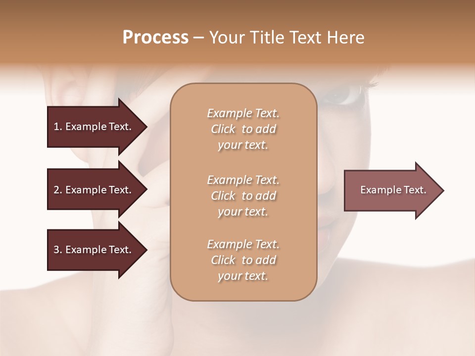 Skincare View Female PowerPoint Template