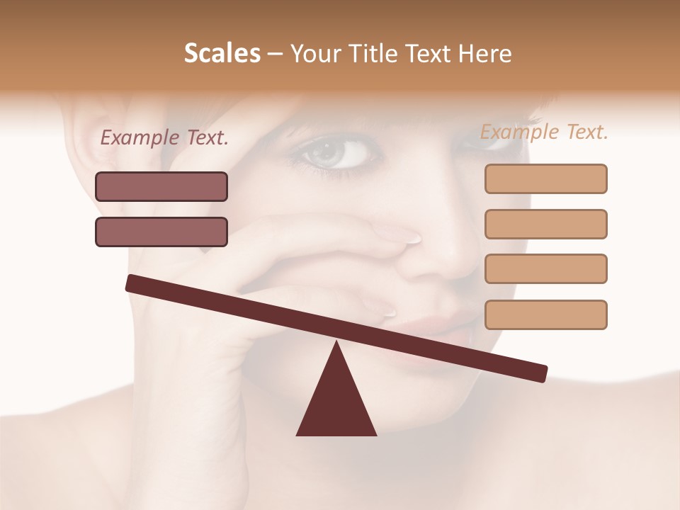 Skincare View Female PowerPoint Template