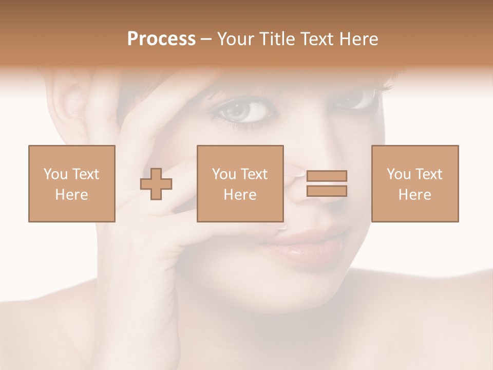 Skincare View Female PowerPoint Template