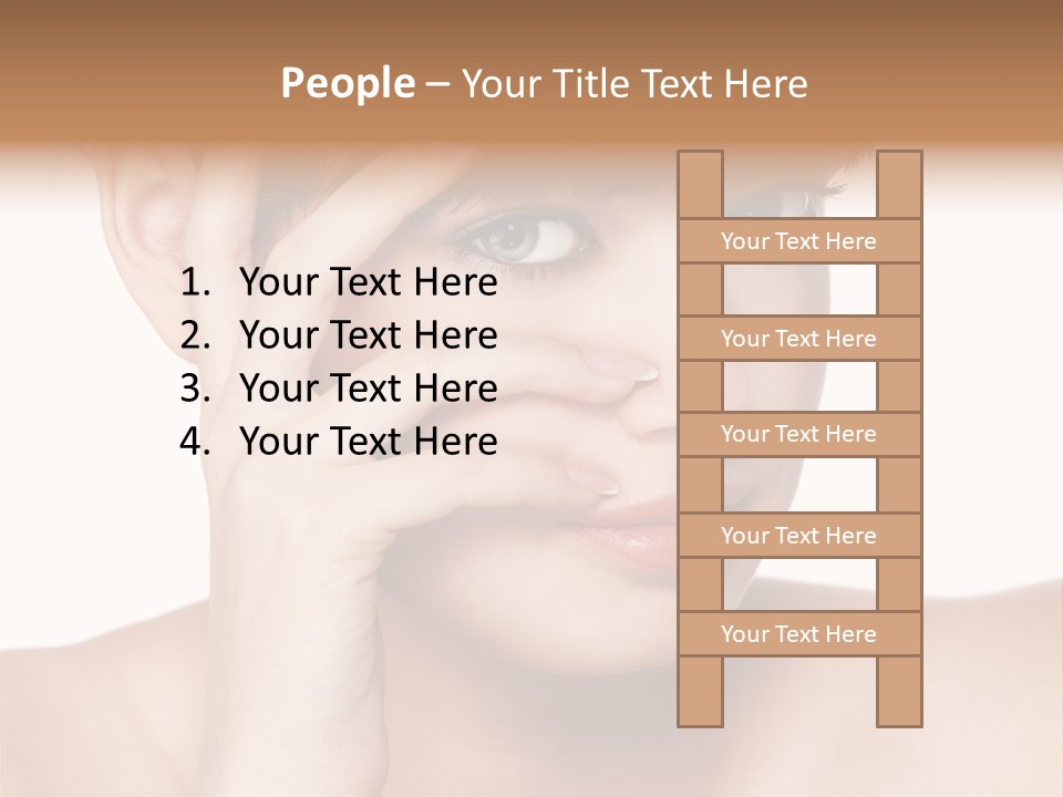 Skincare View Female PowerPoint Template