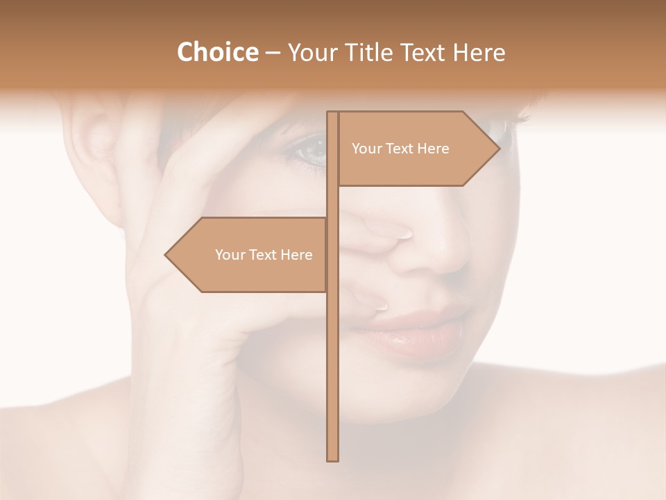 Skincare View Female PowerPoint Template