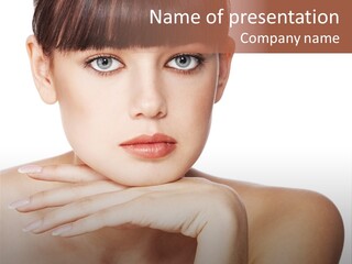 Natural Beautiful Face PowerPoint Template