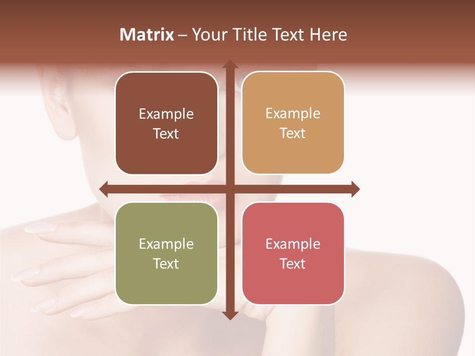 Natural Beautiful Face PowerPoint Template