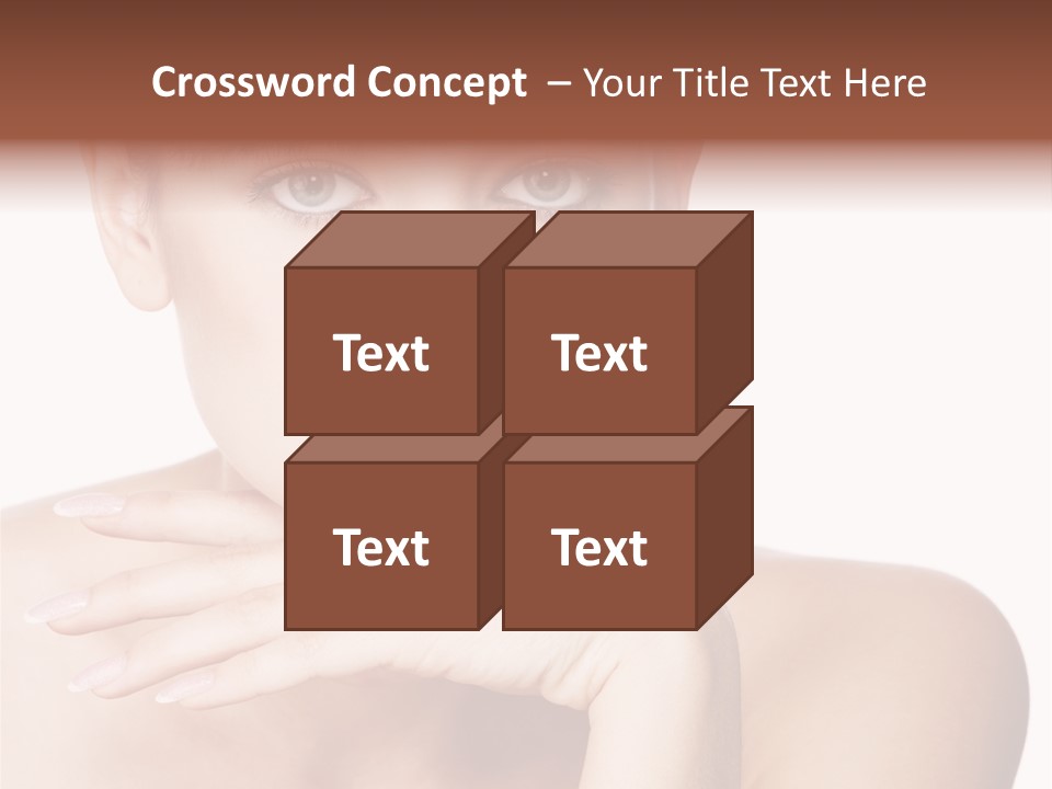 Natural Beautiful Face PowerPoint Template