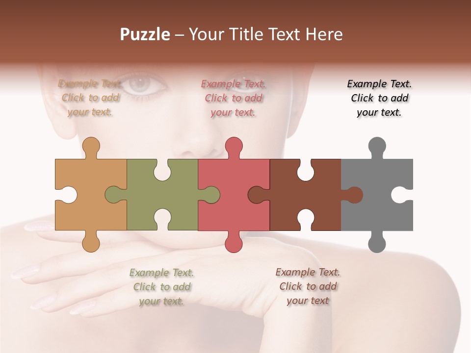 Natural Beautiful Face PowerPoint Template