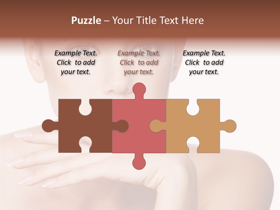 Natural Beautiful Face PowerPoint Template