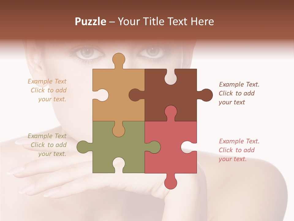 Natural Beautiful Face PowerPoint Template