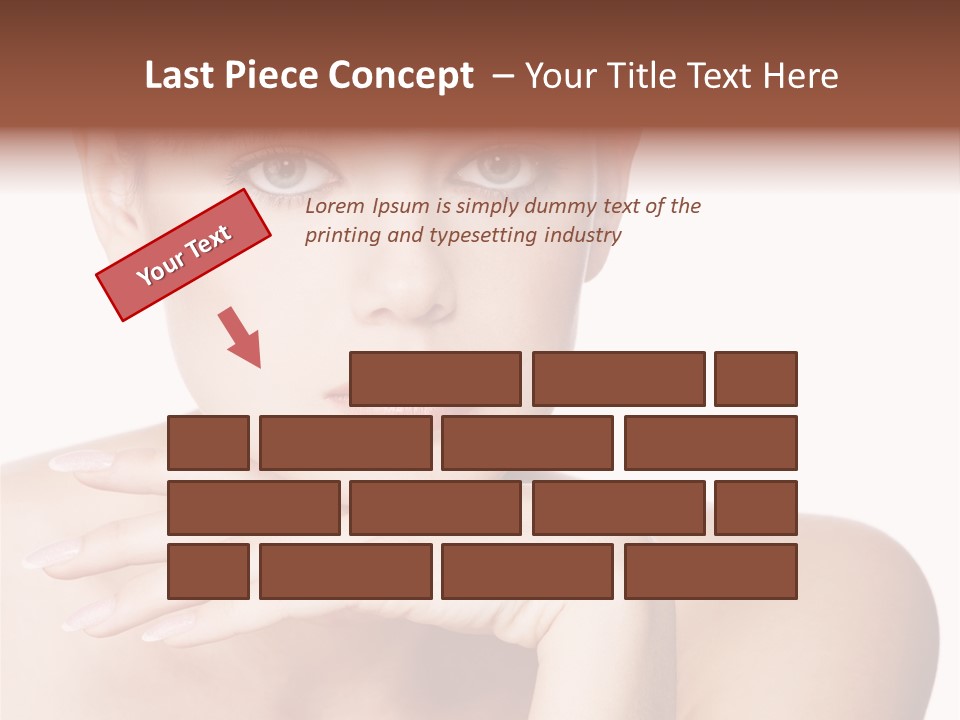 Natural Beautiful Face PowerPoint Template