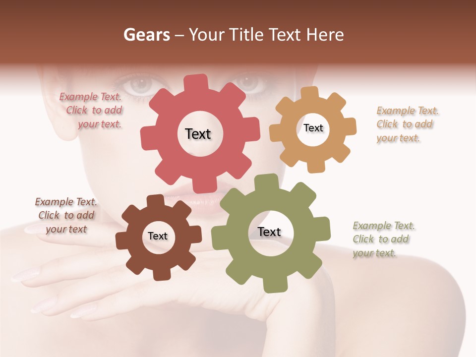 Natural Beautiful Face PowerPoint Template