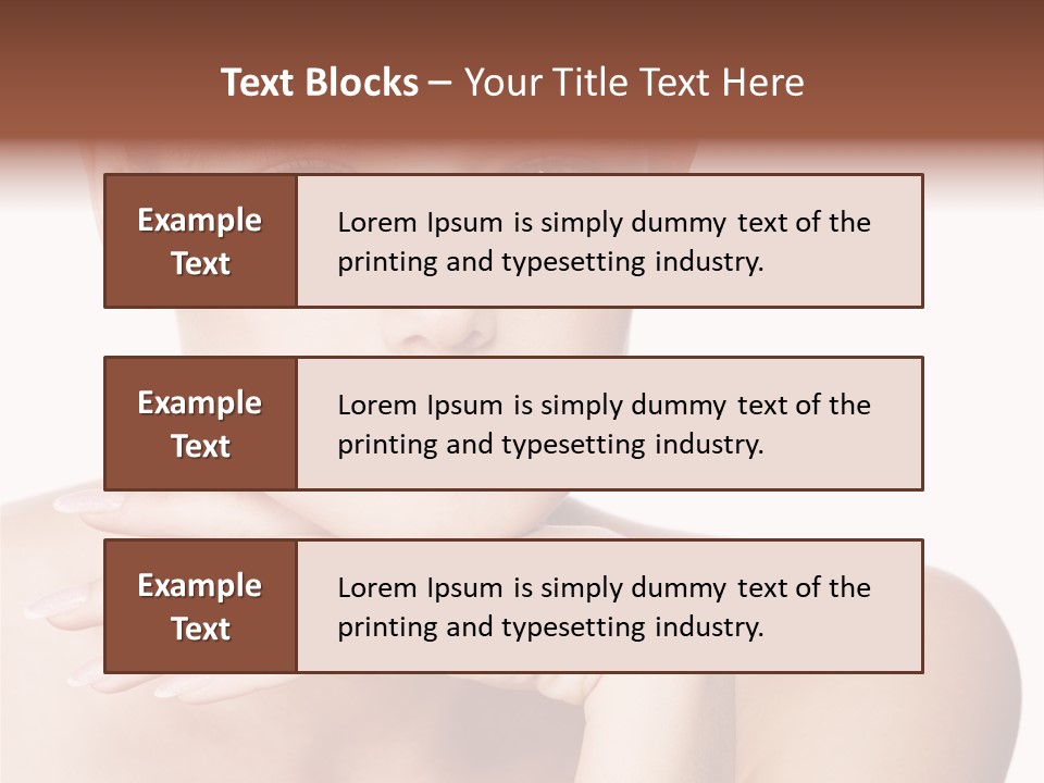 Natural Beautiful Face PowerPoint Template
