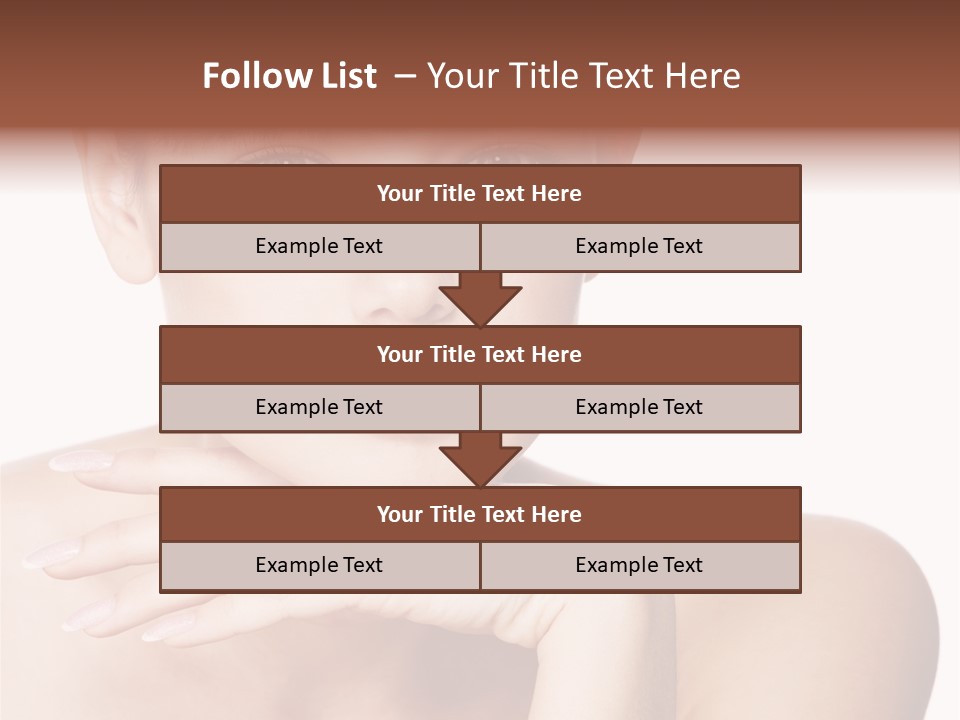 Natural Beautiful Face PowerPoint Template