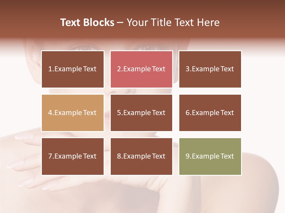 Natural Beautiful Face PowerPoint Template