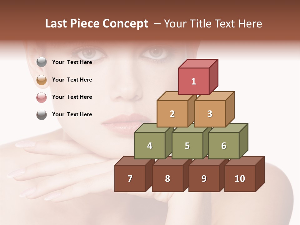 Natural Beautiful Face PowerPoint Template