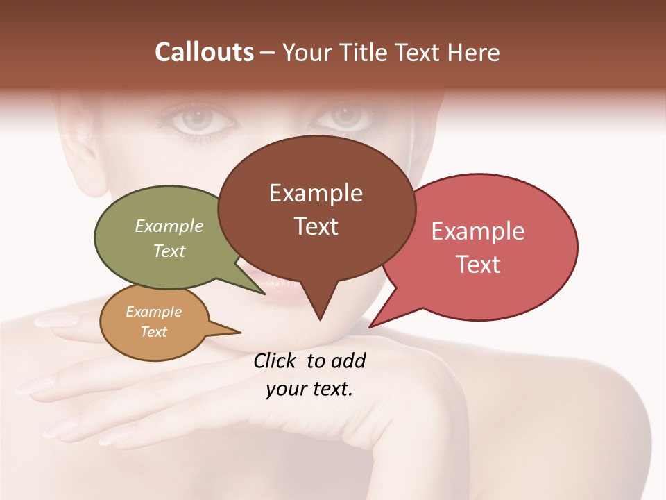 Natural Beautiful Face PowerPoint Template