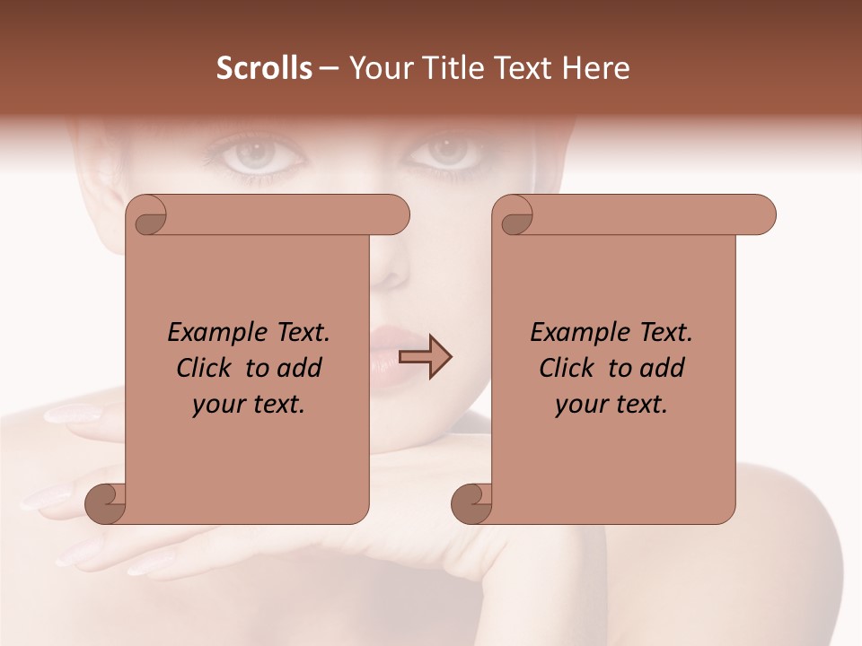 Natural Beautiful Face PowerPoint Template