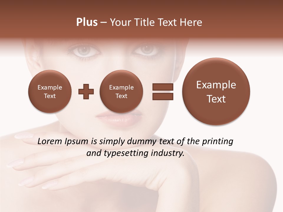 Natural Beautiful Face PowerPoint Template