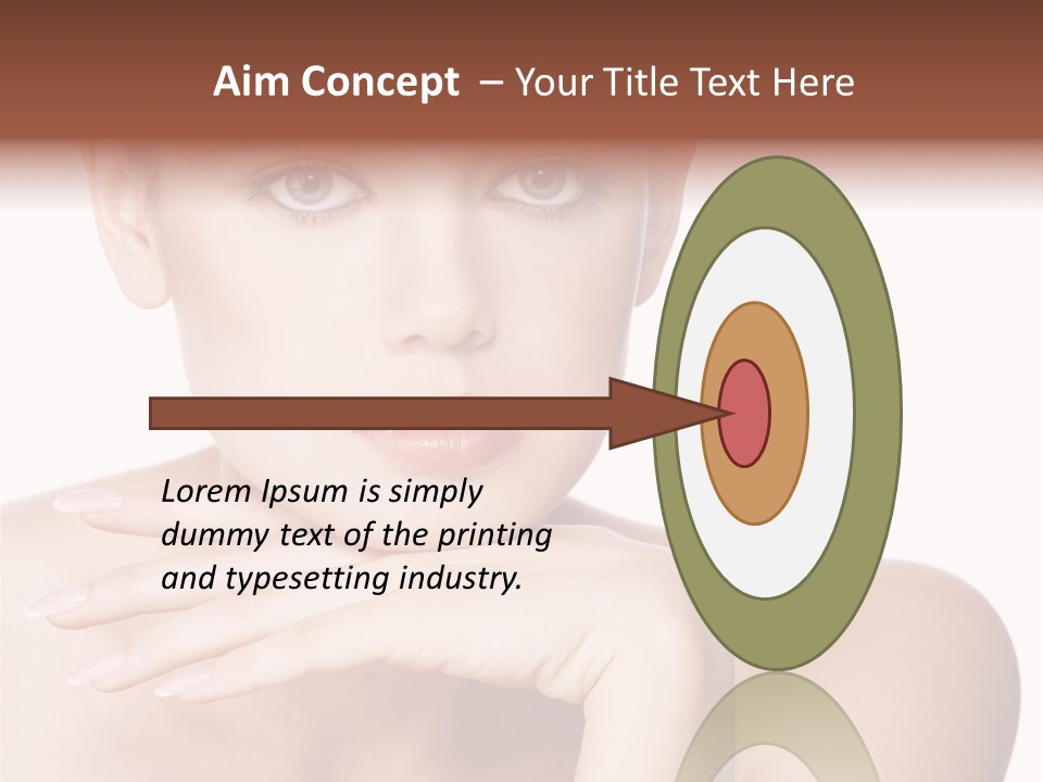 Natural Beautiful Face PowerPoint Template