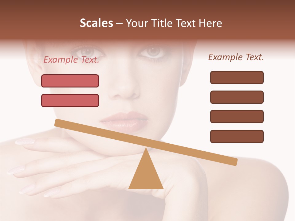 Natural Beautiful Face PowerPoint Template