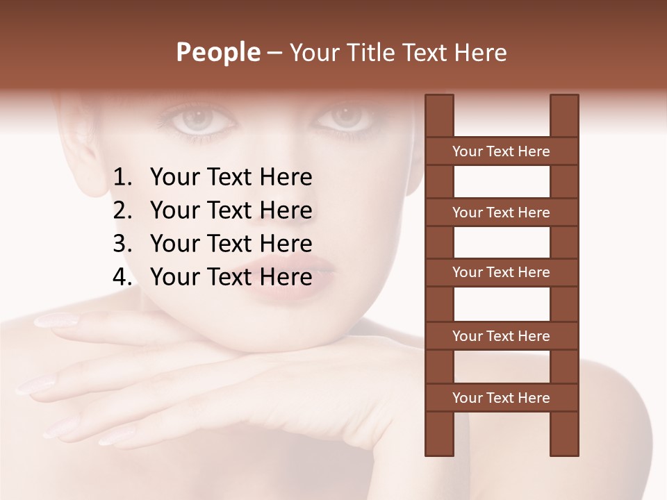 Natural Beautiful Face PowerPoint Template