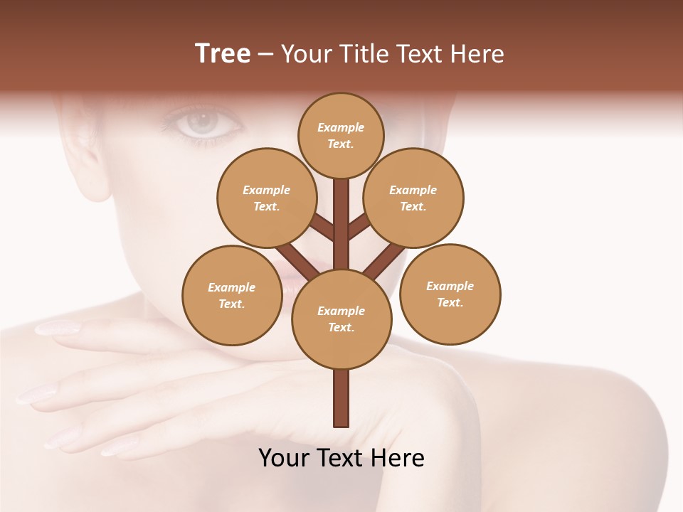 Natural Beautiful Face PowerPoint Template