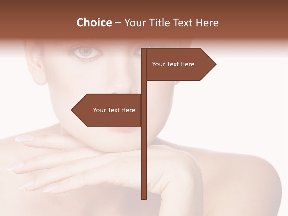 Natural Beautiful Face PowerPoint Template