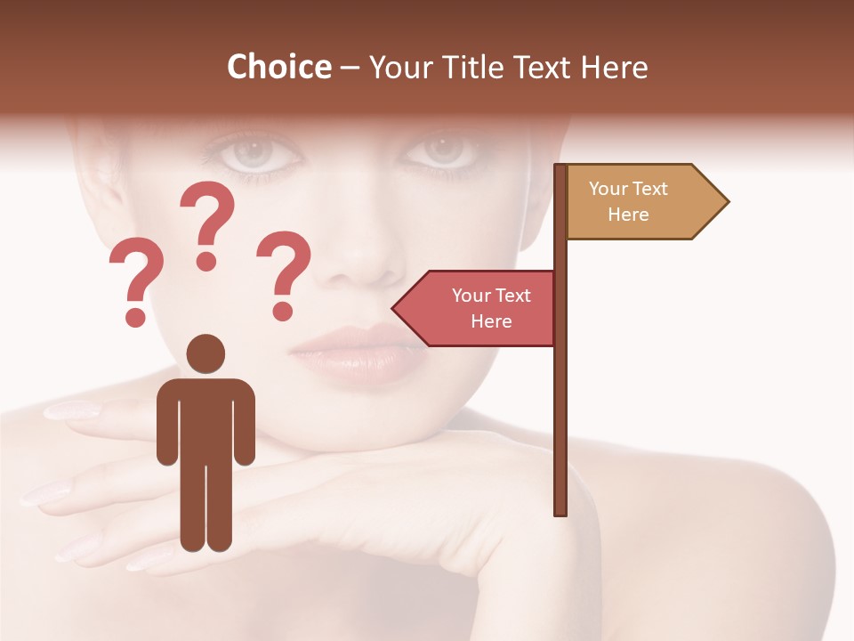 Natural Beautiful Face PowerPoint Template