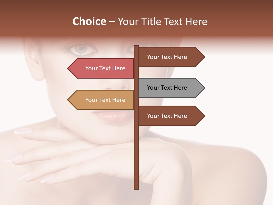 Natural Beautiful Face PowerPoint Template