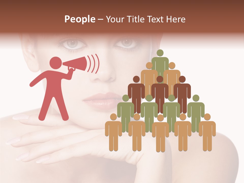 Natural Beautiful Face PowerPoint Template