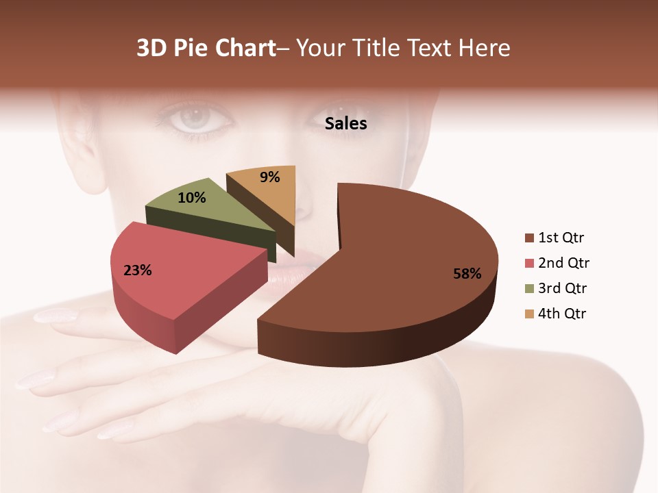 Natural Beautiful Face PowerPoint Template
