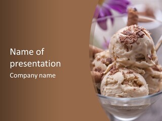 Dessert Culinary Menu PowerPoint Template