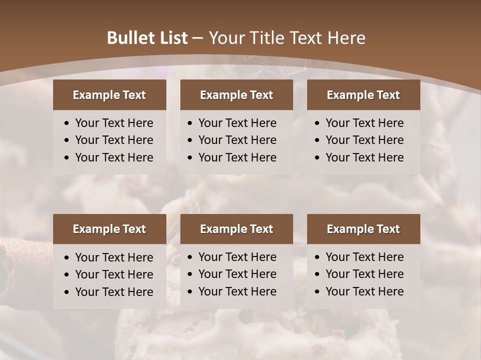 Dessert Culinary Menu PowerPoint Template